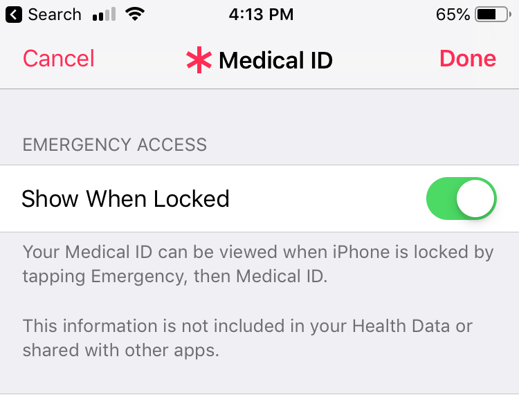 How to add Emergency Contact number on Iphone Lock Screen