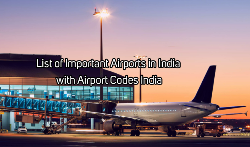 Important Airports in India