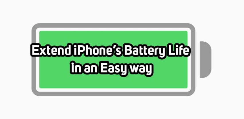 Extend iPhone’s Battery Life