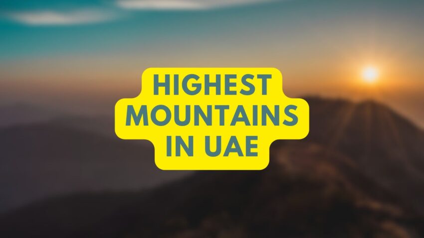 Highest Mountains in UAE