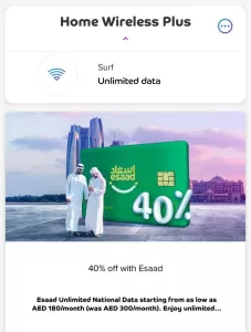 du Esaad offer for wireless internet