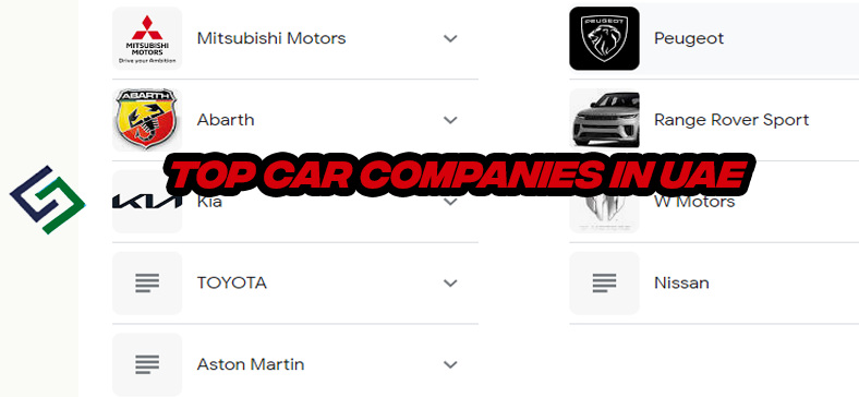 Top Car Companies in UAE